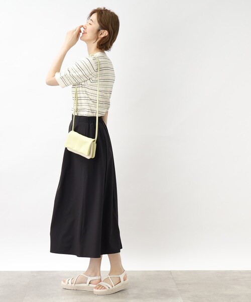 grove（グローブ）の「◆アイレットボーダープルオーバー（ニット/セーター・レディース・ライトグリーン系2/ネイビー系2/アイボリー系2・02/03/04/01/05）」の5枚目の写真