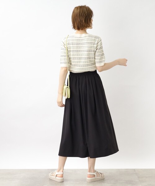 grove（グローブ）の「◆アイレットボーダープルオーバー（ニット/セーター・レディース・ライトグリーン系2/ネイビー系2/アイボリー系2・02/03/04/01/05）」の6枚目の写真