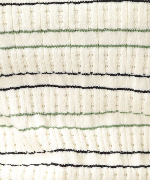 grove（グローブ）の「◆アイレットボーダープルオーバー（ニット/セーター・レディース・ライトグリーン系2/ネイビー系2/アイボリー系2・02/03/04/01/05）」の8枚目の写真