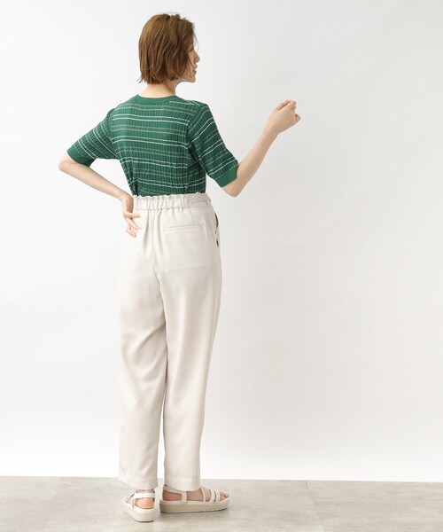 grove（グローブ）の「◆アイレットボーダープルオーバー（ニット/セーター・レディース・ライトグリーン系2/ネイビー系2/アイボリー系2・02/03/04/01/05）」の17枚目の写真