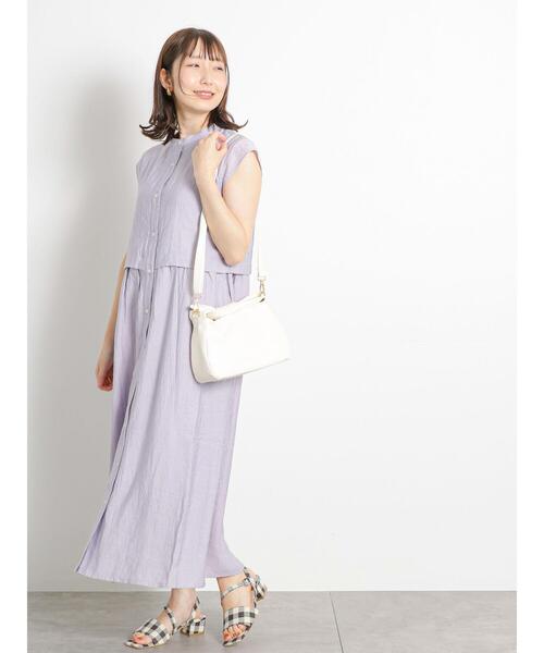 Te chichi TERRASSE（テチチテラス）の「レイヤード風ワンピース（ワンピース・レディース・グレー/イエロー/チャコールグレー・F）」の18枚目の写真