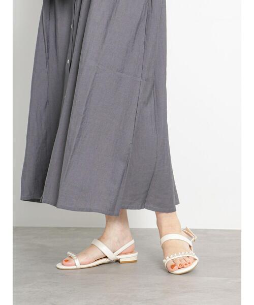 Te chichi TERRASSE（テチチテラス）の「レイヤード風ワンピース（ワンピース・レディース・グレー/イエロー/チャコールグレー・F）」の4枚目の写真