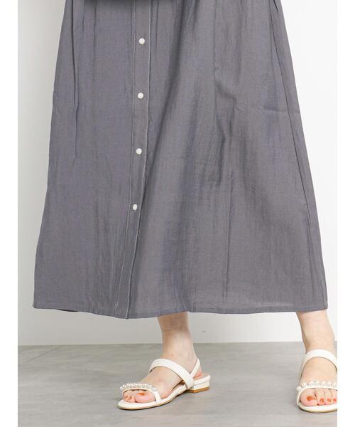 Te chichi TERRASSE（テチチテラス）の「レイヤード風ワンピース（ワンピース・レディース・グレー/イエロー/チャコールグレー・F）」の5枚目の写真