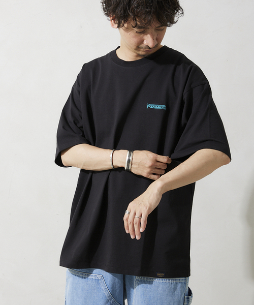 PENDLETON(ペンドルトン)の「【PENDLETON / ペンドルトン】別注 バックプリントパターン刺繍Tシャツ(Tシャツ/カットソー・メンズ・オートミール/ブラック系その他/ブラック/アイボリー・MEDIUM/LARGE)」の14枚目の写真
