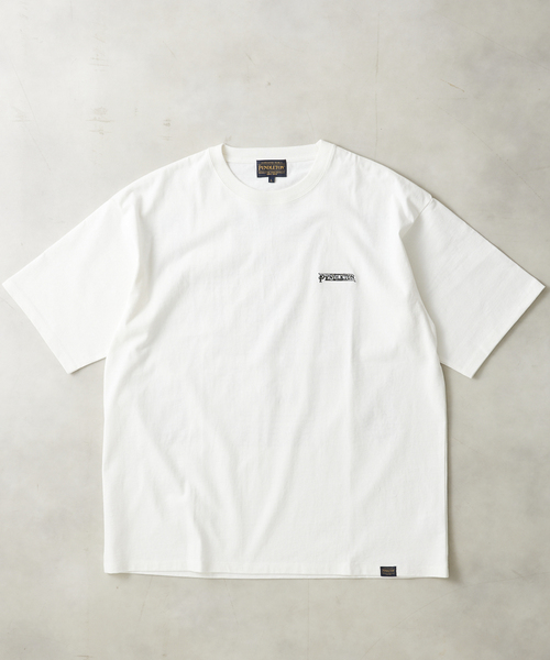 PENDLETON(ペンドルトン)の「【PENDLETON / ペンドルトン】別注 バックプリントパターン刺繍Tシャツ(Tシャツ/カットソー・メンズ・オートミール/ブラック系その他/ブラック/アイボリー・MEDIUM/LARGE)」の20枚目の写真