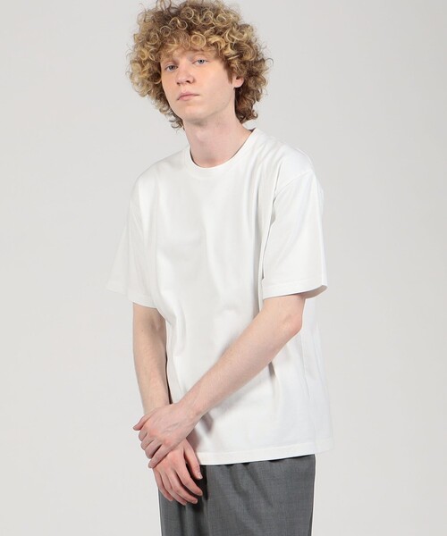 ndx(エヌディーエックス)の「NDX BoxyT-Shirt 3E(Tシャツ/カットソー・メンズ・イエロー/ホワイト/ブラック/ブルー/グレー/ライトグリーン/ダークグリーン・M/L)」の8枚目の写真