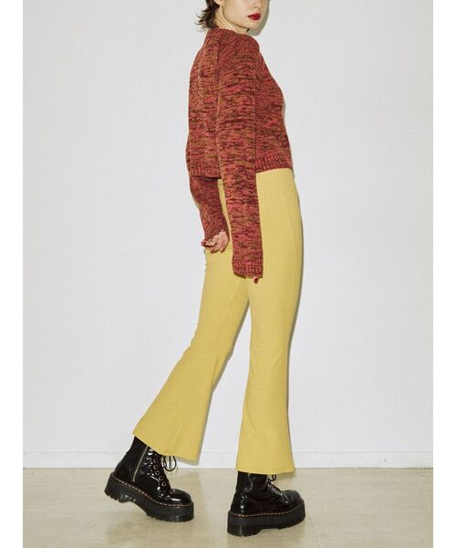 jouetie（ジュエティ）の「フィットフレアパンツ【S・Mサイズ展開/イージーパンツ】（その他パンツ・レディース・ブラック/ブラウン/シルバー/イエロー/クリア/ボルドー・SMALL/MEDIUM）」の16枚目の写真