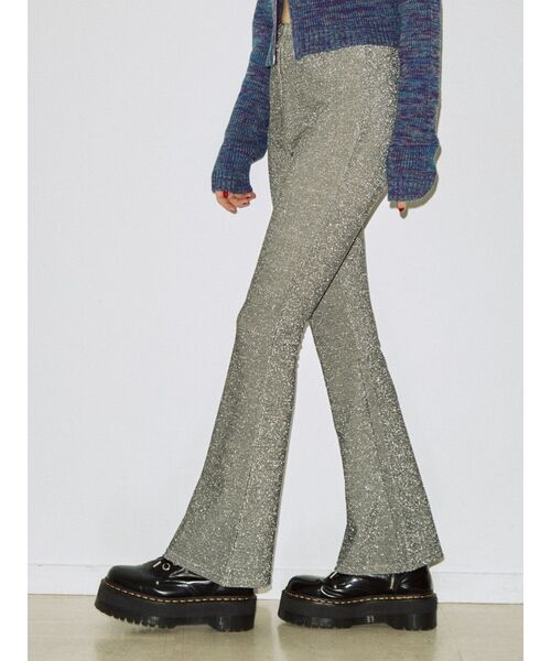 jouetie（ジュエティ）の「フィットフレアパンツ【S・Mサイズ展開/イージーパンツ】（その他パンツ・レディース・ブラック/ブラウン/シルバー/イエロー/クリア/ボルドー・SMALL/MEDIUM）」の9枚目の写真