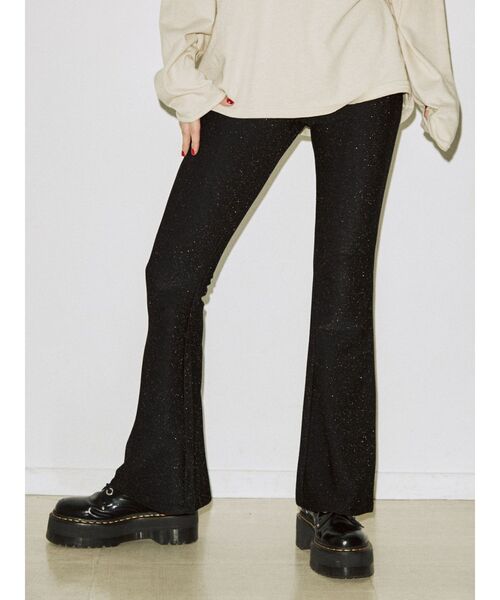 jouetie（ジュエティ）の「フィットフレアパンツ【S・Mサイズ展開/イージーパンツ】（その他パンツ・レディース・ブラック/ブラウン/シルバー/イエロー/クリア/ボルドー・SMALL/MEDIUM）」の20枚目の写真