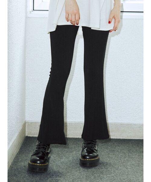 jouetie（ジュエティ）の「フィットフレアパンツ【S・Mサイズ展開/イージーパンツ】（その他パンツ・レディース・ブラック/ブラウン/シルバー/イエロー/クリア/ボルドー・SMALL/MEDIUM）」の8枚目の写真