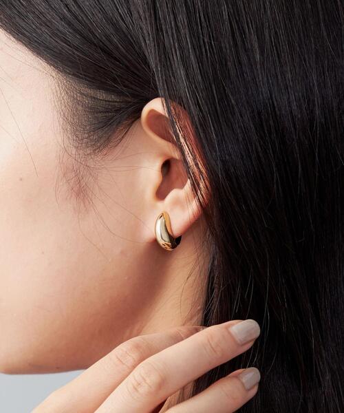 CITEN(シテン)の「<CITEN>シンプル モチーフ イヤリング(イヤリング・レディース・シルバー/ゴールド・FREE)」の2枚目の写真