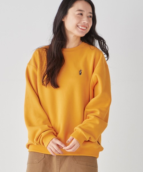 KRIFF MAYER（クリフメイヤー）の「【WEB限定】キャンプラビットスウェット（スウェット・メンズ・イエロー/ブラック/オフホワイト/グレー・LARGE/MEDIUM/X-LARGE）」の4枚目の写真