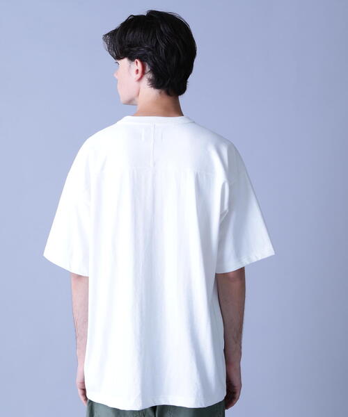 AVIREX（アヴィレックス）の「BASIC HEAVYWEIGHT S/S FOOTBALL T-SHIRT / ベーシック ヘビーウェイト 半袖 フットボール Tシャツ / AVIREX / アヴィレックス（Tシャツ/カットソー・メンズ・ネイビー/ホワイト/その他17/オリーブ系/ブラック・2XL/XL/L/M）」の11枚目の写真