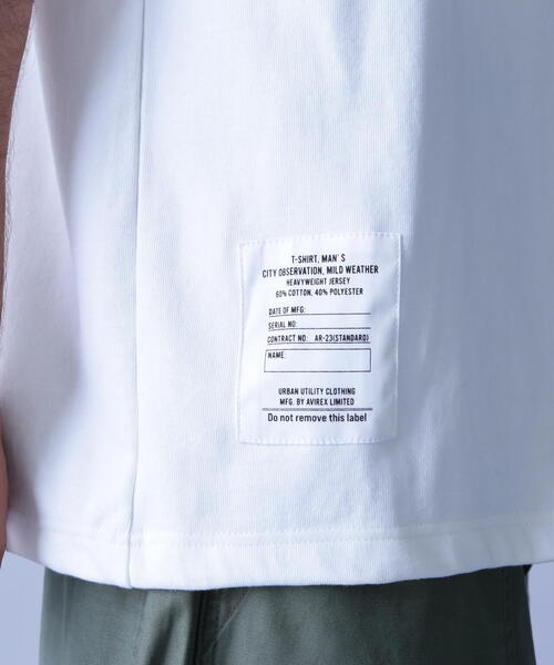 AVIREX（アヴィレックス）の「BASIC HEAVYWEIGHT S/S FOOTBALL T-SHIRT / ベーシック ヘビーウェイト 半袖 フットボール Tシャツ / AVIREX / アヴィレックス（Tシャツ/カットソー・メンズ・ネイビー/ホワイト/その他17/オリーブ系/ブラック・2XL/XL/L/M）」の15枚目の写真