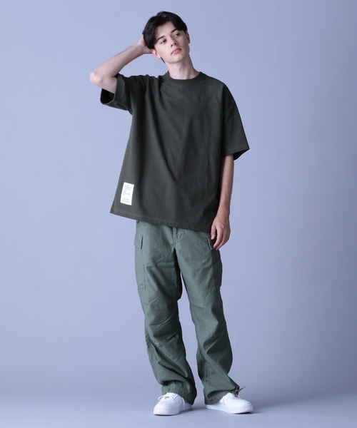 BASIC HEAVYWEIGHT S/S FOOTBALL T-SHIRT / ベーシック