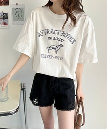 アメカジ風 プリントTシャツ