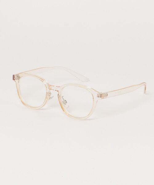 NOEYEDIA(ノーアイディア)の「【NOEYEDIA】ボストンクリアレンズサングラス 眼鏡 NE-431(メガネ・レディース・ブラウン/ブラック/ライトベージュ・FREE)」の3枚目の写真