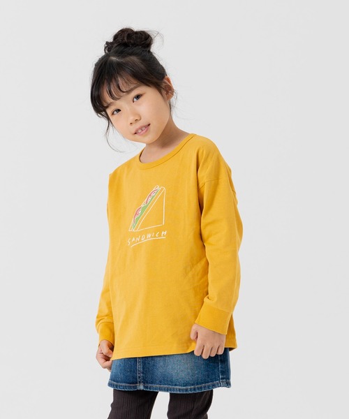 chil2（チルツー）の「コットン100％ プリント 長袖Tシャツ（Tシャツ/カットソー・キッズ・E/B/H/L/A/I/J/F/C/K/D/G・90cm/110cm/130cm/140cm/100cm/80ｃｍ/120cm）」の11枚目の写真