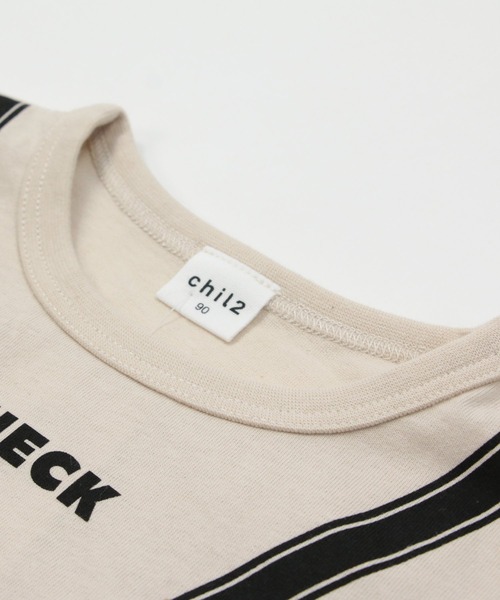 chil2（チルツー）の「コットン100％ プリント 長袖Tシャツ（Tシャツ/カットソー・キッズ・E/B/H/L/A/I/J/F/C/K/D/G・90cm/110cm/130cm/140cm/100cm/80ｃｍ/120cm）」の15枚目の写真