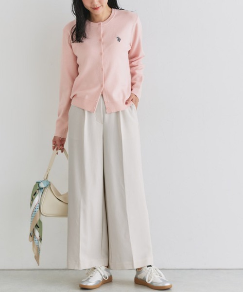 Pierrot(ピエロ)の「高見えワイドパンツ(その他パンツ・レディース・アイボリー/ダークネイビー/グレー系その他/グレイッシュベージュ/ピンク系その他/ブラック/グリーン系その他/ベージュ/ブラウン系その他/グレー系その他2/イエロー系その他/ベージュ系その他/モカ/ライトベージュ・TM/S/TLL/M/LL/PM/L/PS/PL/TL)」の19枚目の写真