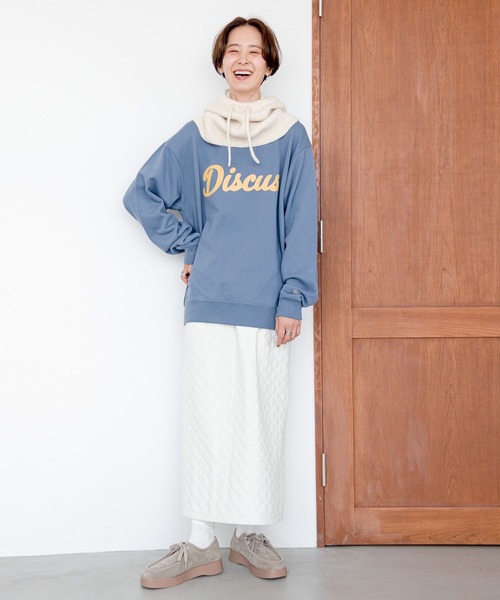 LEPSIM(レプシィム)の「キルティングスカート 964227(スカート・レディース・カーキブラウン/アイボリー/ブラック・FREE)」の6枚目の写真