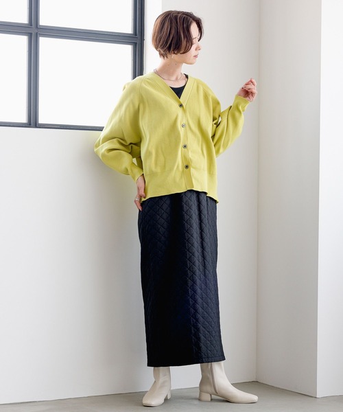 LEPSIM(レプシィム)の「キルティングスカート 964227(スカート・レディース・カーキブラウン/アイボリー/ブラック・FREE)」の15枚目の写真