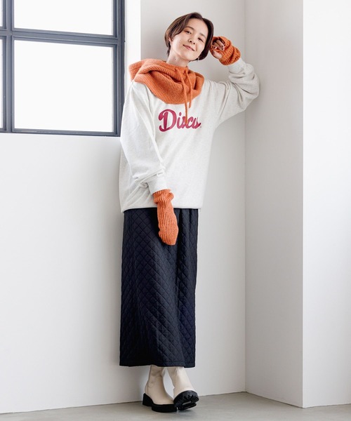 LEPSIM(レプシィム)の「キルティングスカート 964227(スカート・レディース・カーキブラウン/アイボリー/ブラック・FREE)」の18枚目の写真