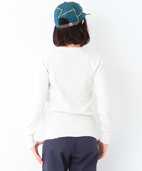 BEAMS BOY（ビームスボーイ）の「【FUDGE5月号掲載】BEAMS BOY / ヘビーワッフル クルー（Tシャツ/カットソー・レディース・ホワイト/グレー/ネイビー・ONE SIZE）」の22枚目の写真