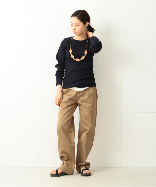 BEAMS BOY（ビームスボーイ）の「【FUDGE5月号掲載】BEAMS BOY / ヘビーワッフル クルー（Tシャツ/カットソー・レディース・ホワイト/グレー/ネイビー・ONE SIZE）」の15枚目の写真