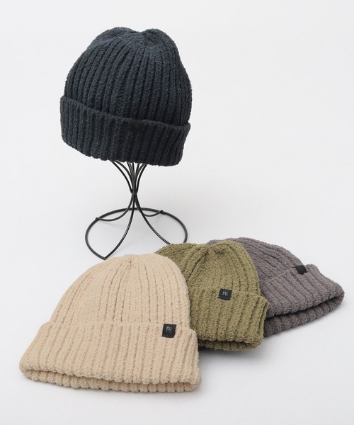 ReqHatter（レックハッター）の「リブボア ニットワッチ（ニットキャップ/ビーニー・メンズ・ブラック/ベージュ/グレー/カーキ・FREE）」の5枚目の写真