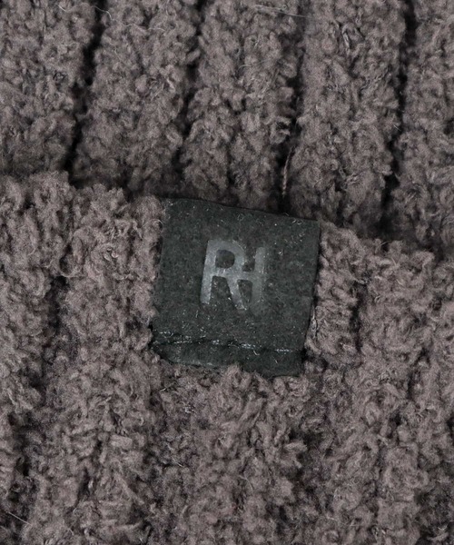 ReqHatter（レックハッター）の「リブボア ニットワッチ（ニットキャップ/ビーニー・メンズ・ブラック/ベージュ/グレー/カーキ・FREE）」の9枚目の写真