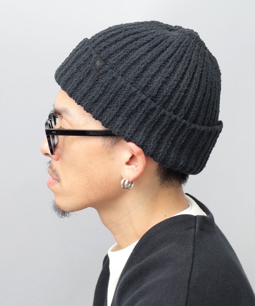 ReqHatter（レックハッター）の「リブボア ニットワッチ（ニットキャップ/ビーニー・メンズ・ブラック/ベージュ/グレー/カーキ・FREE）」の11枚目の写真