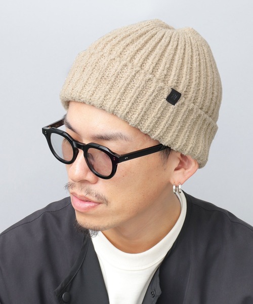 ReqHatter（レックハッター）の「リブボア ニットワッチ（ニットキャップ/ビーニー・メンズ・ブラック/ベージュ/グレー/カーキ・FREE）」の19枚目の写真