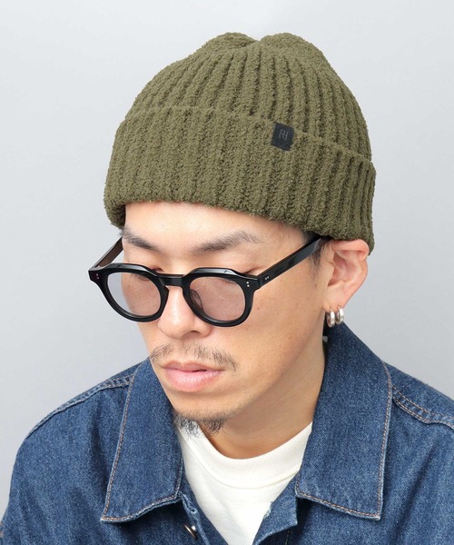 ReqHatter（レックハッター）の「リブボア ニットワッチ（ニットキャップ/ビーニー・メンズ・ブラック/ベージュ/グレー/カーキ・FREE）」の20枚目の写真