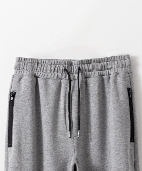 URBAN COLLECTION（アーバンコレクション）の「ポンチ素材 ダンボールニットジョガーパンツ（その他パンツ・メンズ・ブラック/グレー・L/XL/M）」の4枚目の写真