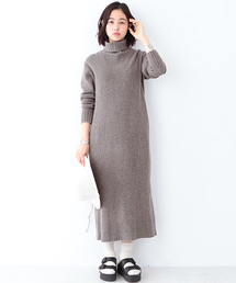 BEAMS BOY | BEAMS BOY / 7ゲージ タートルニットワンピース▼(ワンピース)