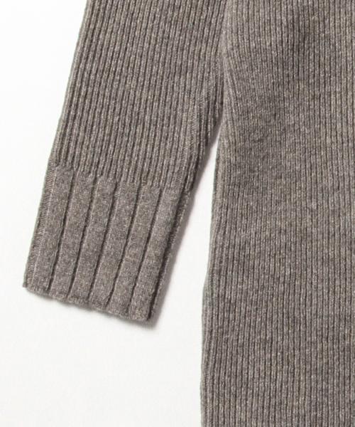 BEAMS BOY（ビームスボーイ）の「BEAMS BOY / 7ゲージ タートルニットワンピース（ワンピース・レディース・グレー/ネイビー・ONE SIZE）」の19枚目の写真