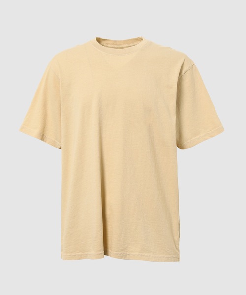 ECOCYCLE(エコサイクル)の「ELEVATED SS TEE_YELLOW(サイドシームあり)(Tシャツ/カットソー・メンズ・イエロー/グリーン系その他2/ゴールド/イエロー系その他2/グリーン系その他4/イエロー系その他/ベージュ系その他・XS/M/S/L/XL/XXL)」の2枚目の写真