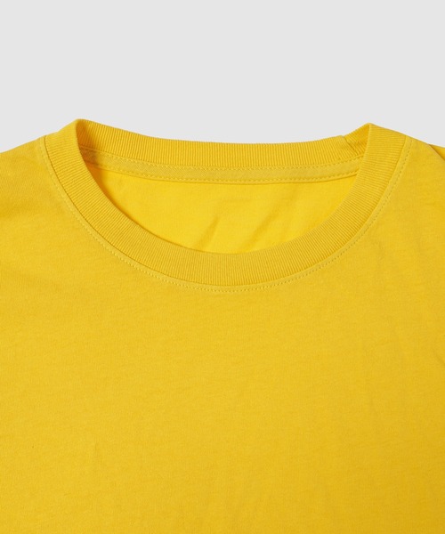 ECOCYCLE(エコサイクル)の「ELEVATED SS TEE_YELLOW(サイドシームあり)(Tシャツ/カットソー・メンズ・イエロー/グリーン系その他2/ゴールド/イエロー系その他2/グリーン系その他4/イエロー系その他/ベージュ系その他・XS/M/S/L/XL/XXL)」の9枚目の写真