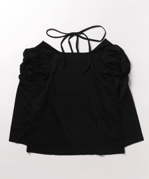 アンドクチュールリボントップス AND COUTURE（アンドクチュール）の「ホルターリボンクロスネック