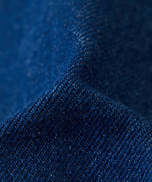 CUBE SUGAR(キューブシュガー)の「WEB限定デニムアシメポケットワークジャケット(デニムジャケット・レディース・インディゴブルー/ワンウォッシュ・M)」の22枚目の写真