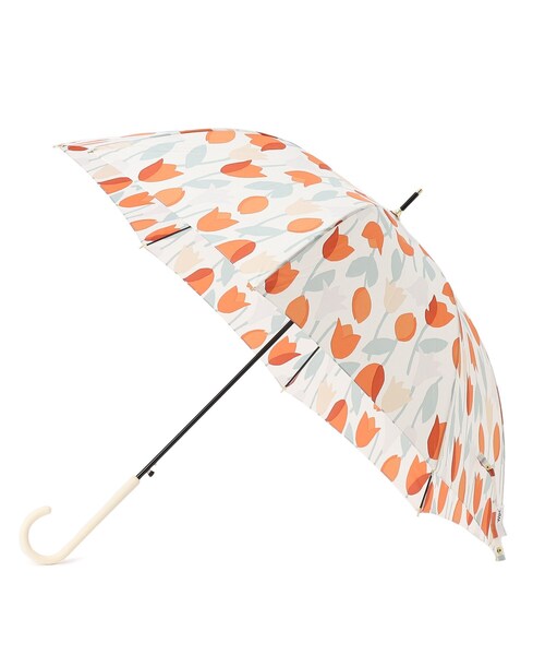 SHOO・LA・RUE（シューラルー）の「Wpc チューリップ柄アンブレラ（長傘・レディース・レッド系8/グレー系4/ブルー系6・00）」の3枚目の写真