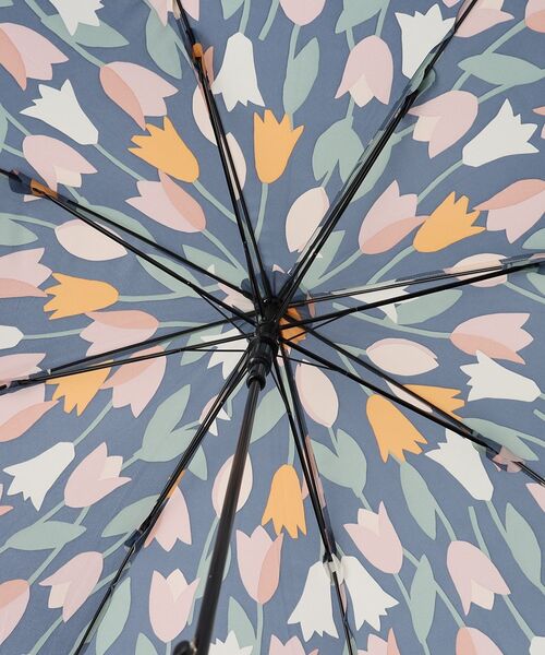 SHOO・LA・RUE（シューラルー）の「Wpc チューリップ柄アンブレラ（長傘・レディース・レッド系8/グレー系4/ブルー系6・00）」の6枚目の写真