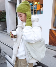 andme | リブ編みニット帽(ニットキャップ/ビーニー)