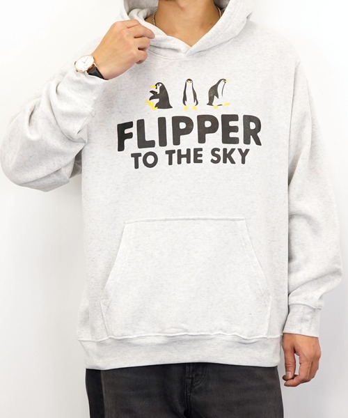 Burner(バーナー)の「【GROOVY STORE】ロゴプリントプルオーバーフーディ裏起毛(パーカー・メンズ・ブラック/杢グレー/バーガンディー/カーキ/グレイッシュベージュ/ホワイト/ライトブラック/ブルー・M/L/LL)」の2枚目の写真