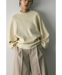 ボリュームスリーブルーズニット