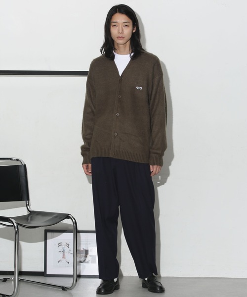 NANO universe（ナノユニバース）の「微起毛ワイドテーパードパンツ（その他パンツ・メンズ・ネイビー/ブラック/チャコール・L/M/S）」の11枚目の写真