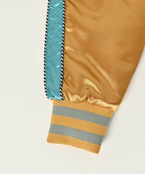 BIG FIELD（ビッグフィールド）の「スカジャン（90～150cm）（スカジャン・キッズ・ブラック/エメラルド・90/100/110/120/130/140/150）」の10枚目の写真