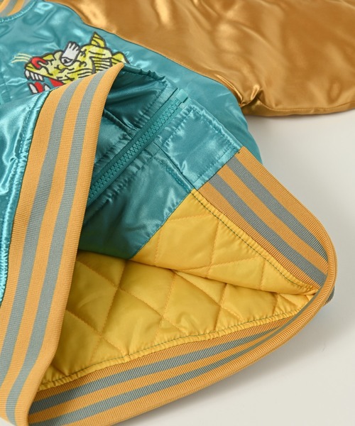 BIG FIELD（ビッグフィールド）の「スカジャン（90～150cm）（スカジャン・キッズ・ブラック/エメラルド・90/100/110/120/130/140/150）」の12枚目の写真