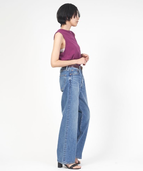 THE SHINZONE（ザ　シンゾーン）の「BAGGY JEANS バギー ジーンズ デニム パンツ（デニムパンツ・レディース・ブルー/ホワイト・38/34/36/32）」の17枚目の写真